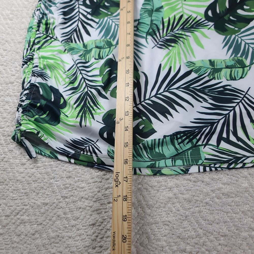 Reel Legends Jungle Leaves Skort tie sides Size XL Fishing Boating Gorpcore UPF - Picture 6 of 10